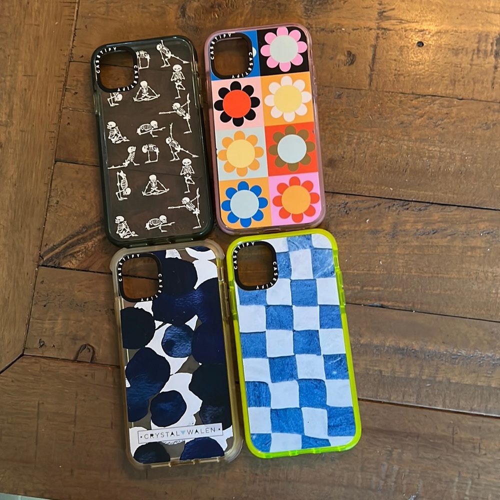 Group of 4: iPhone 11 Casetify cases